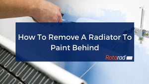 How To Remove A Radiator To Paint Behind